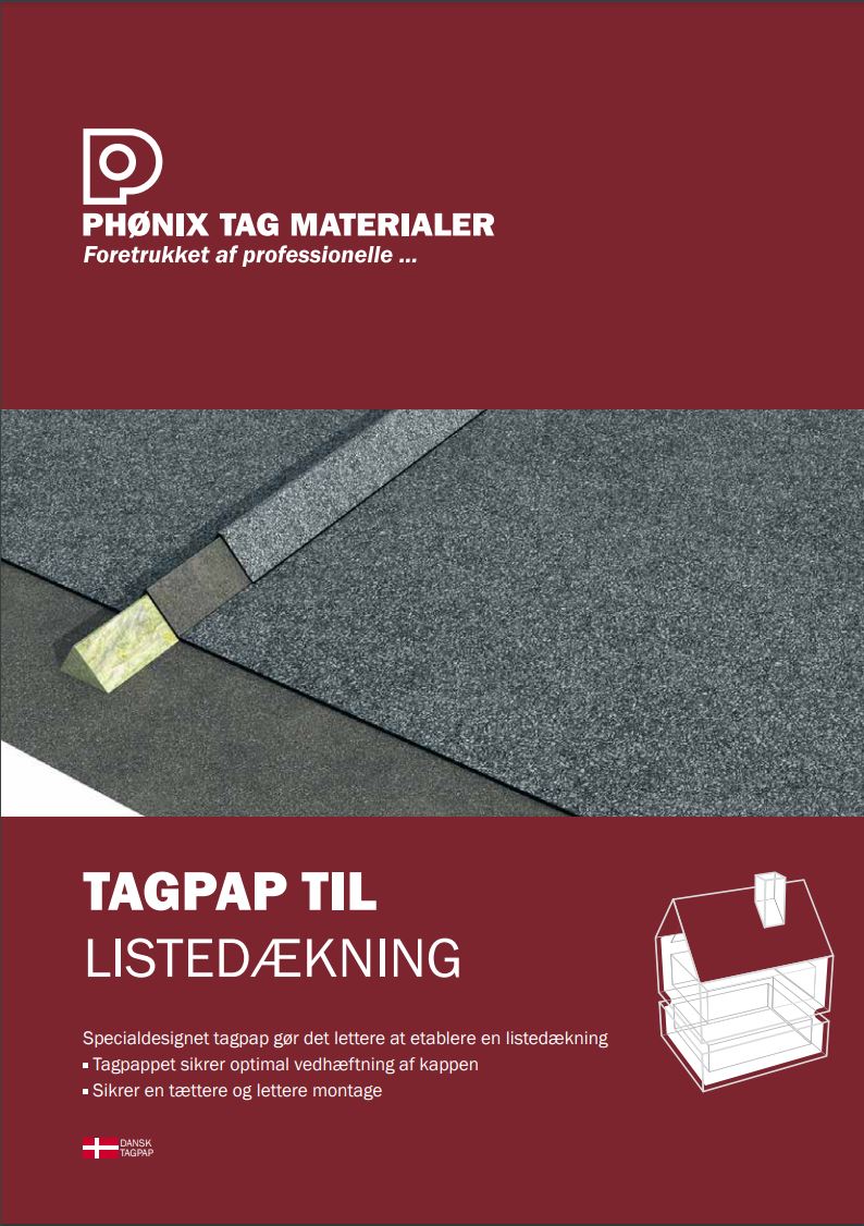 Tagpap Til Listedaekning Brochure