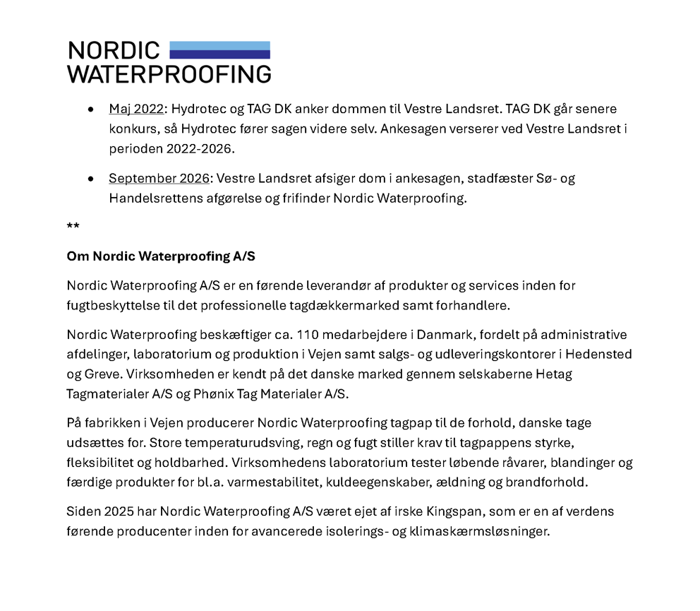 260914 Nordic Waterproofing Pm Medhold I Ankesag Om Konkurrenceforhold Page 3