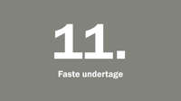 11. Faste Undertage (1)