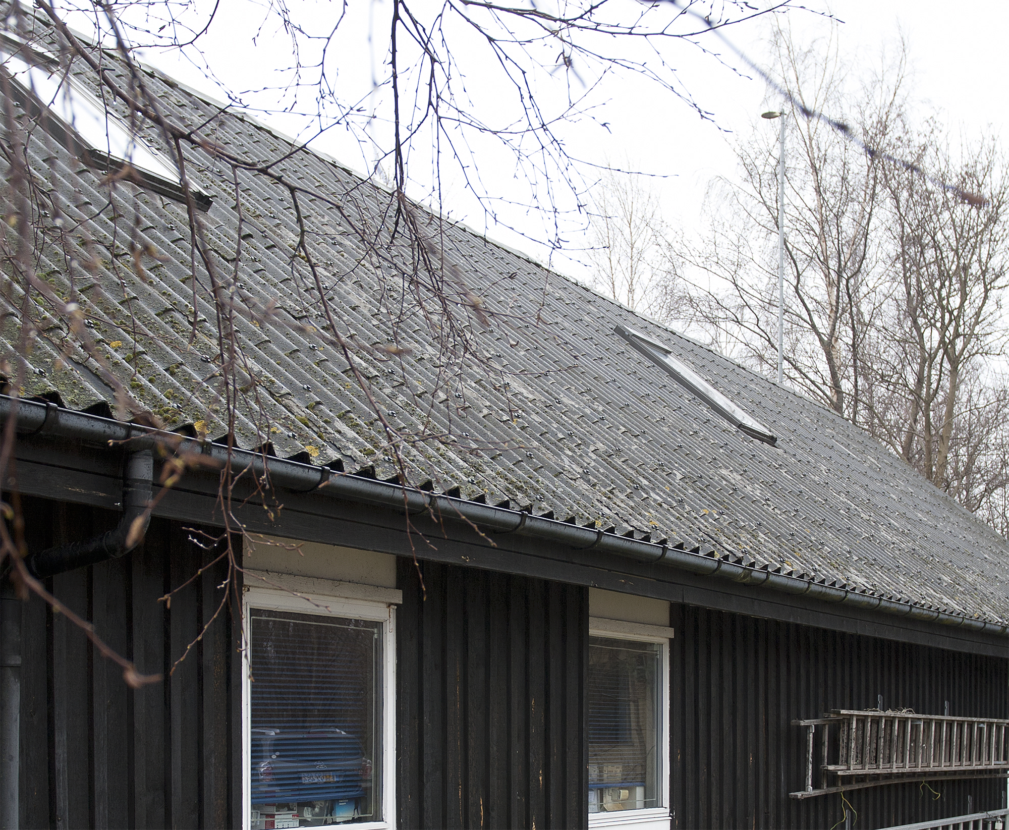 Før Renovering Med Listedækning Tagpap 2